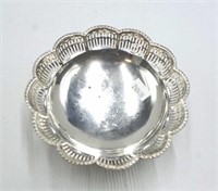 George V sterling silver sweetmeat bowl