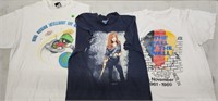 3 COLLECTIBLE LG SIZE  USED VINTAGE TSHIRTS