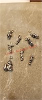 Vintage  Disneyland silver charms Mickey Mouse