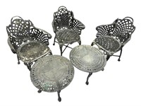 Victorian Style Patio Tables And Chairs