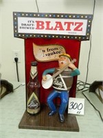 Blatz Beer "I'm From Milwaukee" Banjo Man Lighted-