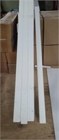 10- Plastic Spindles. 33" Long.