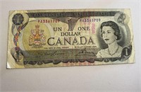 1973 ONE DOLLAR BILL