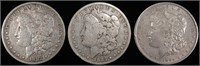 1882, 1883, 1884-O CIRC MORGAN DOLLARS