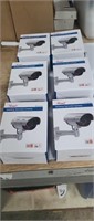 6- Roseville Dummy Security Cameras. New.