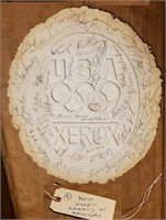 WOW Xerox advertising SIGNED by OLYMPIC MEDALISTS