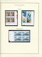 1993 US stamp collector sheet featuring Christmas,