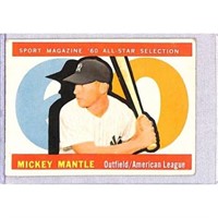 1960 Topps Mickey Mantle Allstar