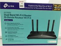 TP-LINK AX1800 DUAL BAND WI-FI 6 ROUTER