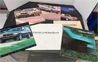 Nissan and Toyota Advertising Brochures