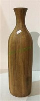 Pottery vase measuring 16 inches tall.   636