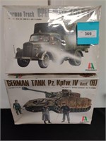 2 Sealed Italaerei military model kits