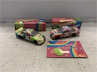 (2) Racing Champions Skittles Cars