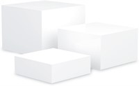 Uzant 3PCS Buffet Risers  Acrylic Cube Nesting Tab