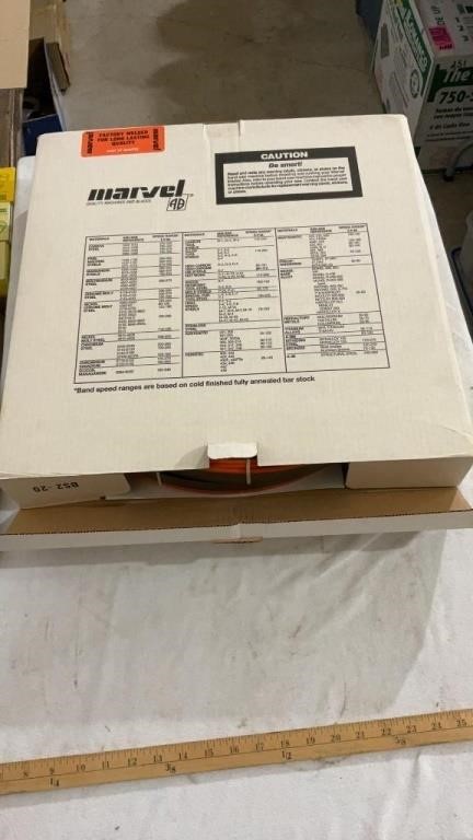 Marvel Eagle beak box of 2 Bandsaw blades.