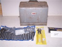 skillsaw case allen wrenches,tile nipper, tire kit