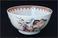 Unusual Chinese Qing Dynasty Export Tea Bowl,