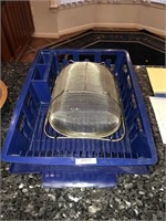 Lightly Used Dish Drainer and Collander