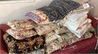 Blankets, cushions, ,pillows