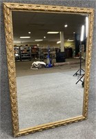 Hanging Gold Frame Decorator Mirror