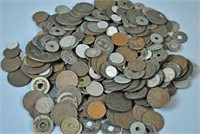 LARGE GROUP OF INTERNATIONAL COINS - MOST CHINESE