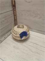 vintage round trinket box