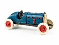 Cast Iron 1934 World’s Fair #6 Racer Toy