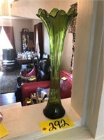 Carnival glass vase