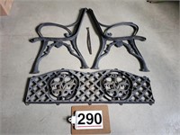 cast iron bench pcs