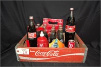 Coca Cola Wood Flat & Unopened Bottles