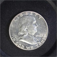 US Coins 1962 Silver Franklin Half Dollar