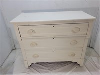 Antique 3 drawer Chest of drawers 39 x 33" h
