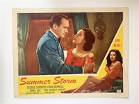 Summer Storm original 1952R vintage lobby card