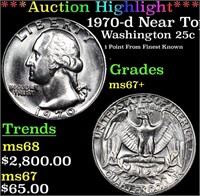 ***Auction Highlight*** 1970-d Washington Quarter