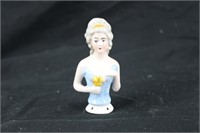 Antique German Porcelain Half Doll