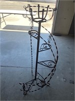 WROUGHT IRON PLANT STAND