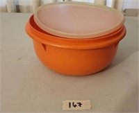 Vintage TUPPERWARE CLASSIC SMALL BOWL  Orange