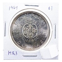 Canada - 1964 Silver Dollar - MS-63