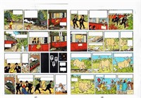 Tintin. Livret de 9 pages Cigares du Pharaon