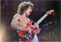 Autograph Eddie Van Halen Poster