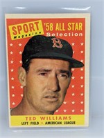1958 Topps Ted Williams All Star 485 HOF