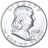 1963 Franklin Half Dollar UNCIRCULATED