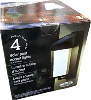 Naturally Solar Post Accent Light, 4-pack ^