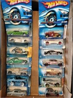 Flat of Hot Wheels