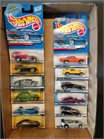 Flat of Hot Wheels