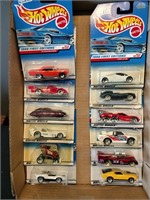 Flat of Hot Wheels