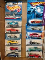 Flat of Hot Wheels