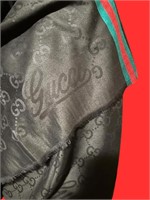 Gucci Red/Green Unisex Pashmina Long Scarf