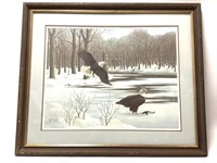 William Zimmerman Eagles Hunting Print