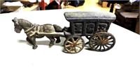 Cast Iron Ice Wagon 8"L